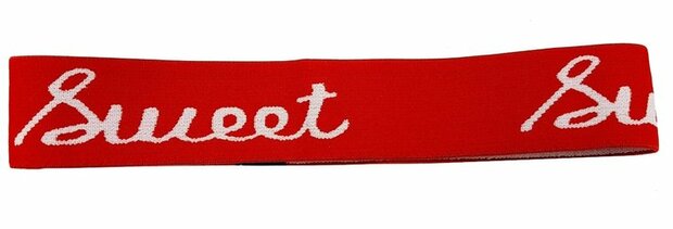 Haarband Sport Elastiek Sweet Rood