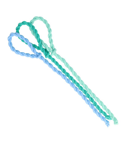 Haarelastieken Hair Tie Elastisch Koord Groen Blauw