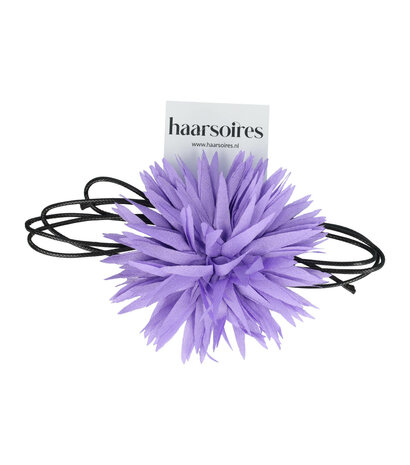 Haarband Veter Bloem Aster 10cm Lila