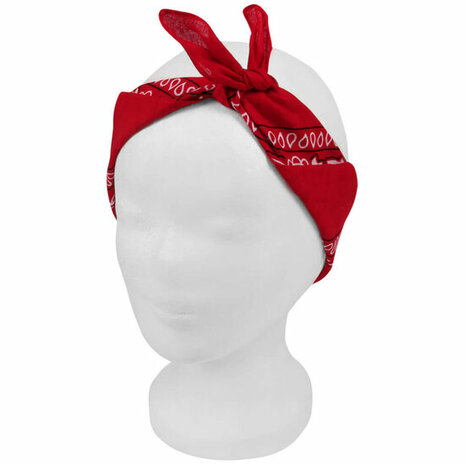 Bandana Zakdoek Paisley Print Rood