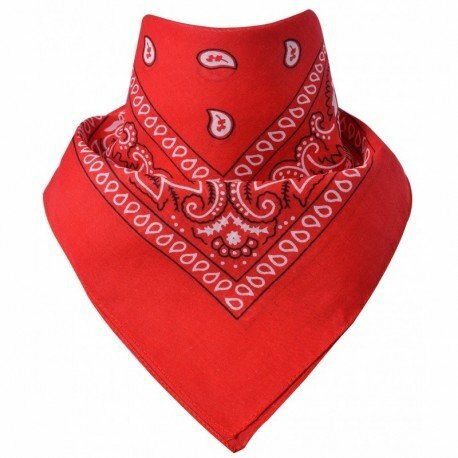 Bandana Zakdoek Paisley Print Rood