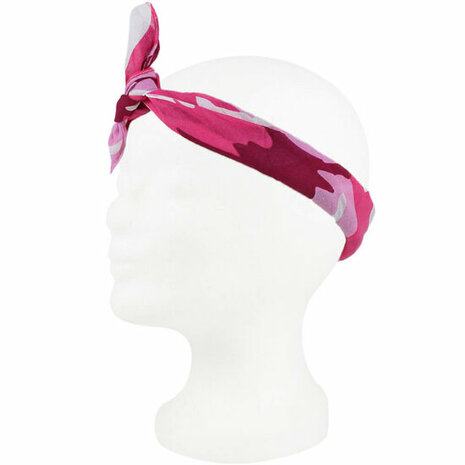 Bandana Zakdoek Camouflage Patroon Roze