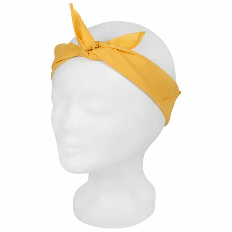 Bandana Zakdoek Basic Geel