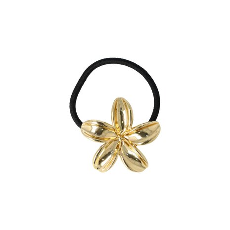 Haarelastiek Lelie Bloem Cuff Ornament Goud