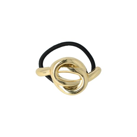 Haarelastiek Knoop Cuff Ornament Goud