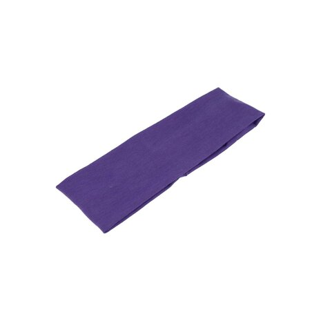 Haarband Basic 6cm Effen Stof Paars