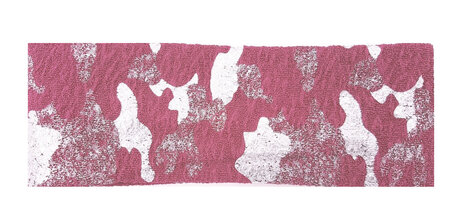 Haarband Fantasie Print Zilver Bordeaux Rood