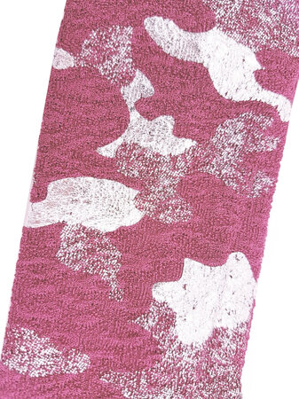 Haarband Fantasie Print Zilver Bordeaux Rood