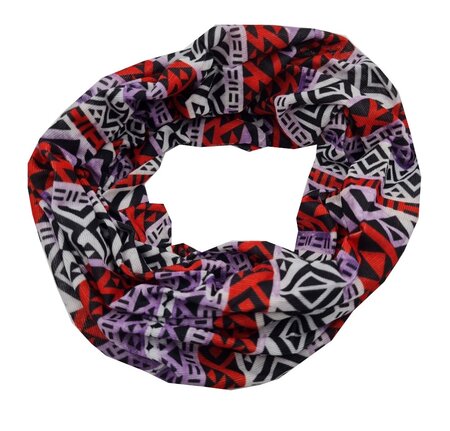 Haarband Multifunctioneel Ibiza Fantasie Print Rood