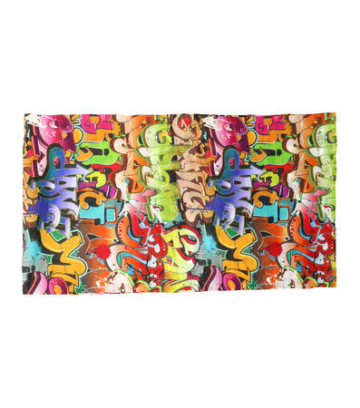 Haarband Multifunctioneel Graffiti Print Multi Color