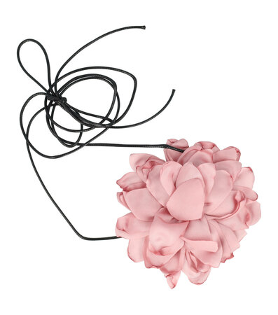 Haarband Veter Bloem 12cm Roze