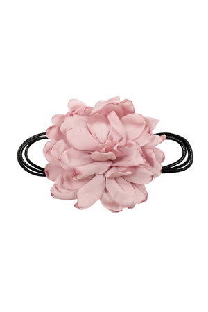 Haarband Veter Bloem 12cm Roze