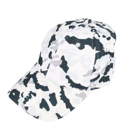 Cap Camouflage Patroon Maat 54cm - 59cm Zwart Wit