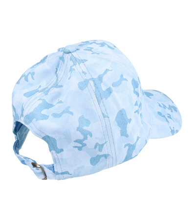 Cap Vlekken Fantasie Patroon Maat 54cm - 58cm Licht Blauw