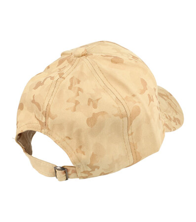 Cap Vlekken Fantasie Patroon Maat 54cm - 58cm Beige