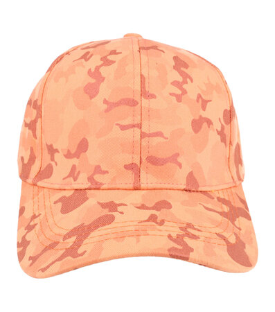 Cap Vlekken Fantasie Patroon Maat 54cm - 58cm Oranje