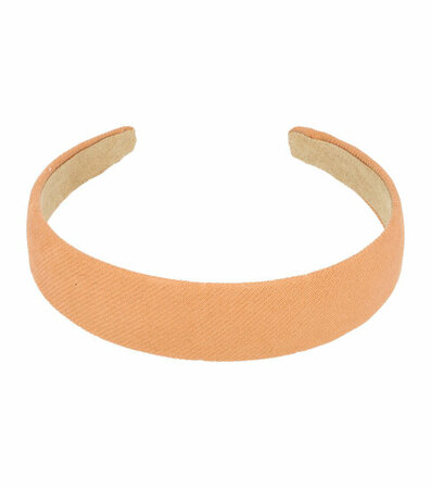 Haarband Diadeem Stof 3cm Oranje