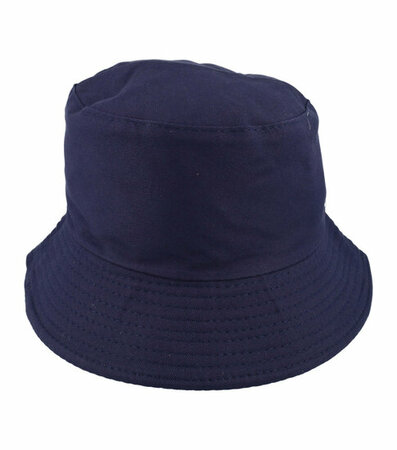 Bucket Hat Omkeerbaar Donker Blauw