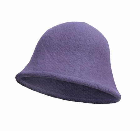 Bucket Hat Soft Basic Lila Paars