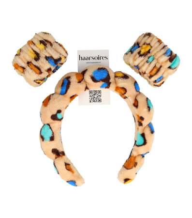 Diadeem Make-up Polsbandjes Panter Color Bruin