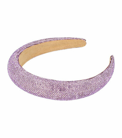 Haarband Diadeem Dik Glitter Paars