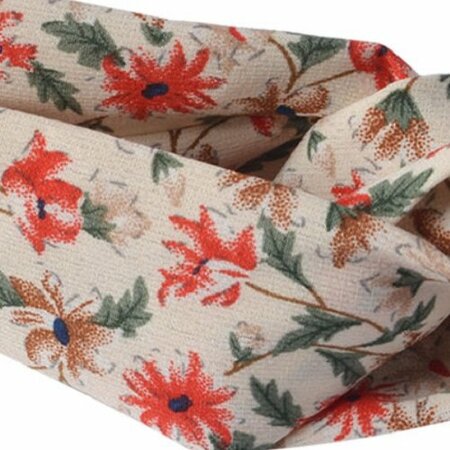 Haarband Twist Bloemen Print Creme