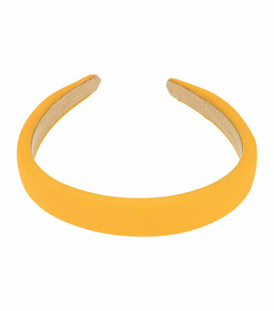 Haarband Diadeem Dik Effen Stof 2cm Oranje