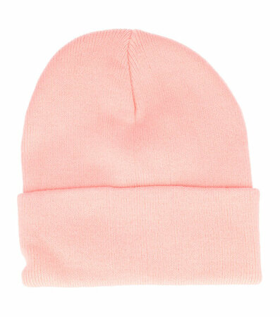 Beanie Muts Basic Licht Roze