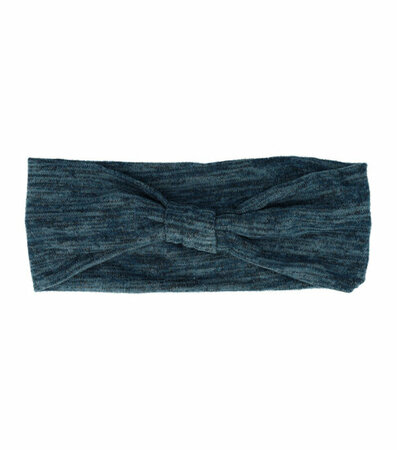 Haarband Knoop Soft Fantasie Streep Patroon Blauw