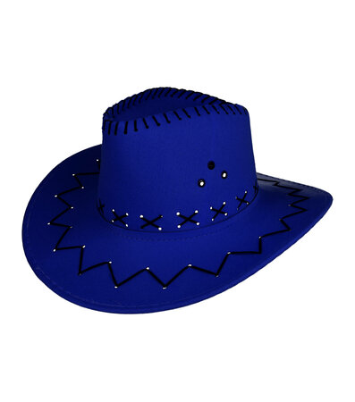 Cowboyhoed Stiksel Donker Blauw